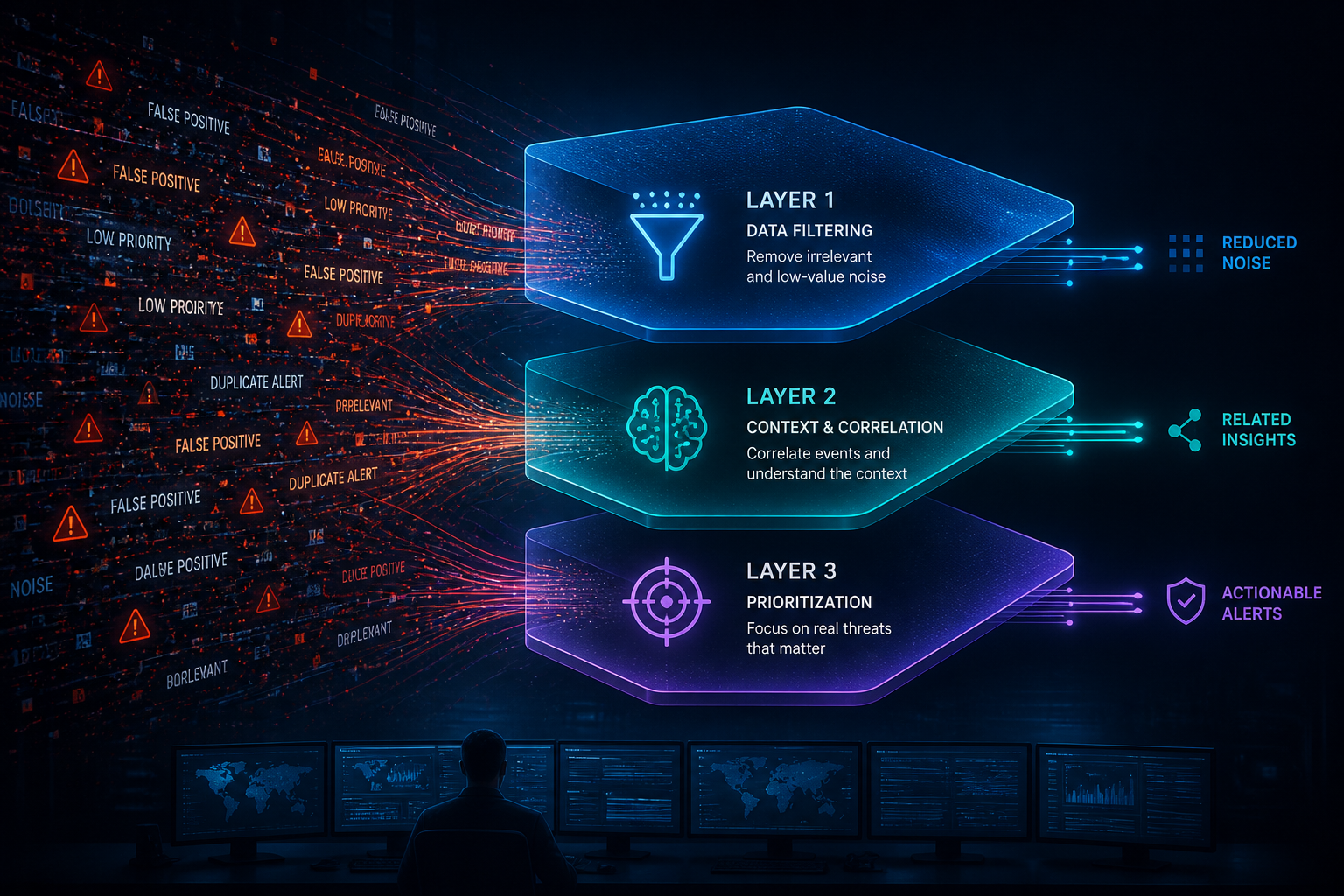 Why noise reduction needs three layers
