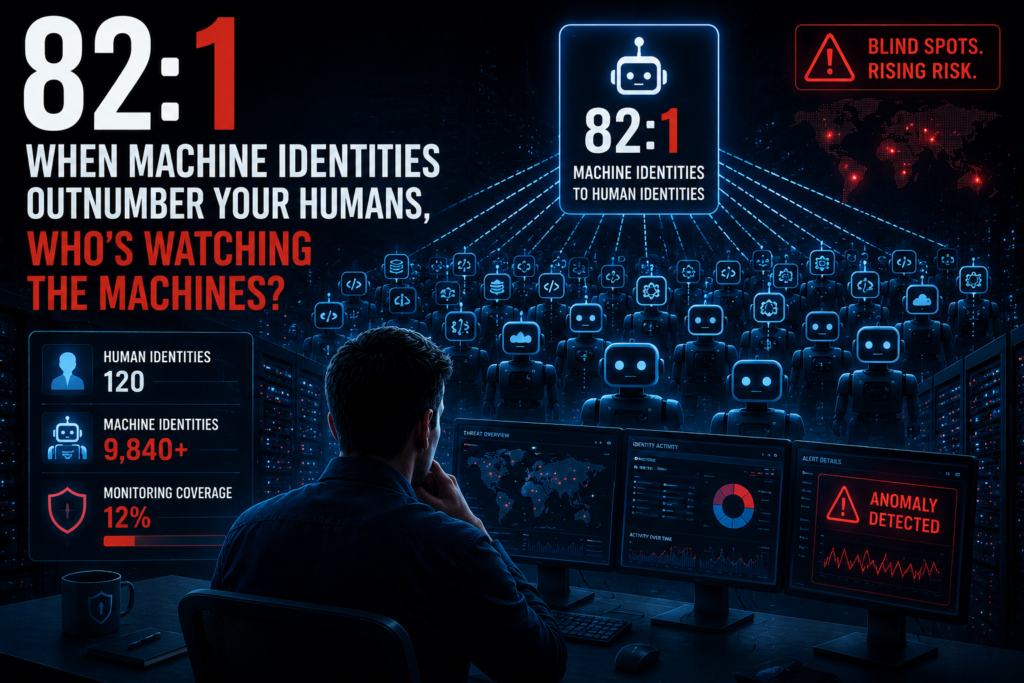 82:1 — when machine identities outnumber your humans, who's watching the machines?